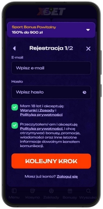 Rejestracja w kasynie BLIK