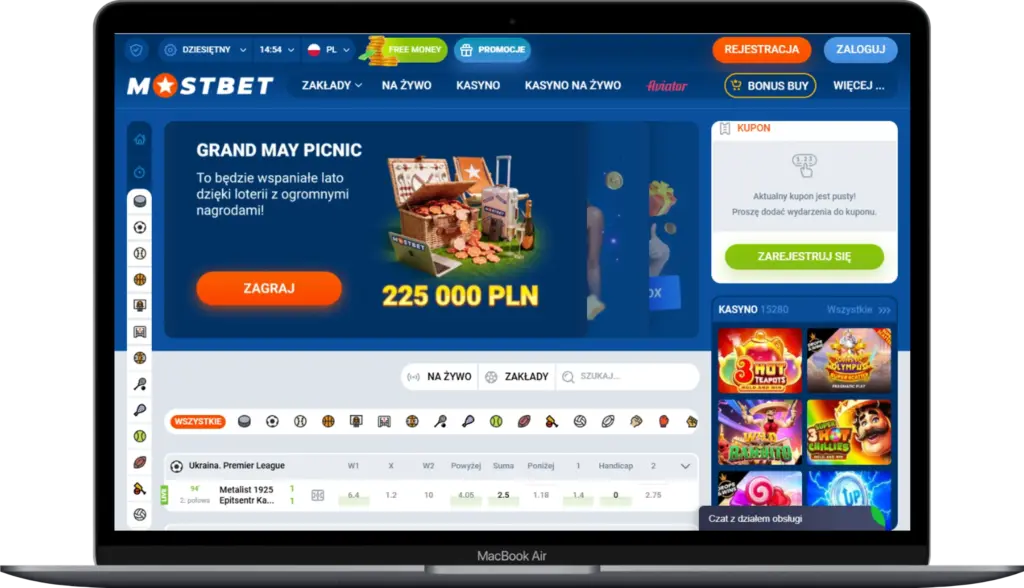 Kasyno online bez weryfikacji Mostbet